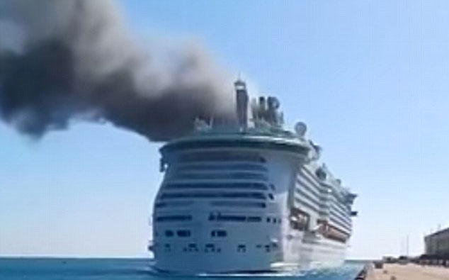Royal Caribbean Freedom of the Seas Fire